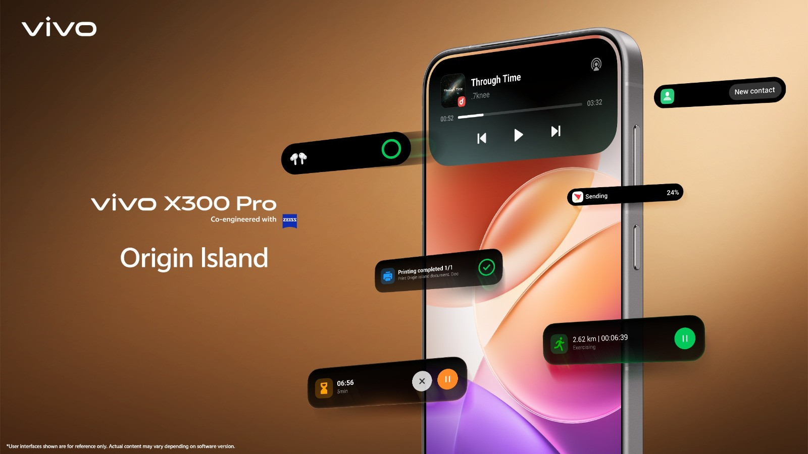 আপগ্রেডেড অরিজিন ওএস ৬ এর সাথে ভিভো এক্স৩০০ প্রো
